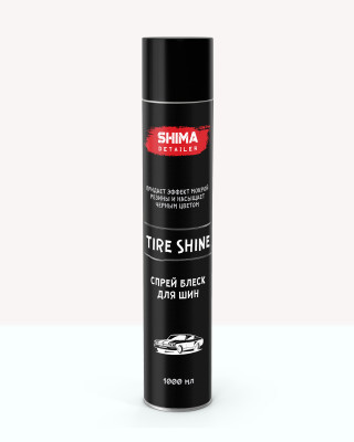 SHIMA DETAILER "TIRE SHINE" Спрей-блеск для шин 1000мл