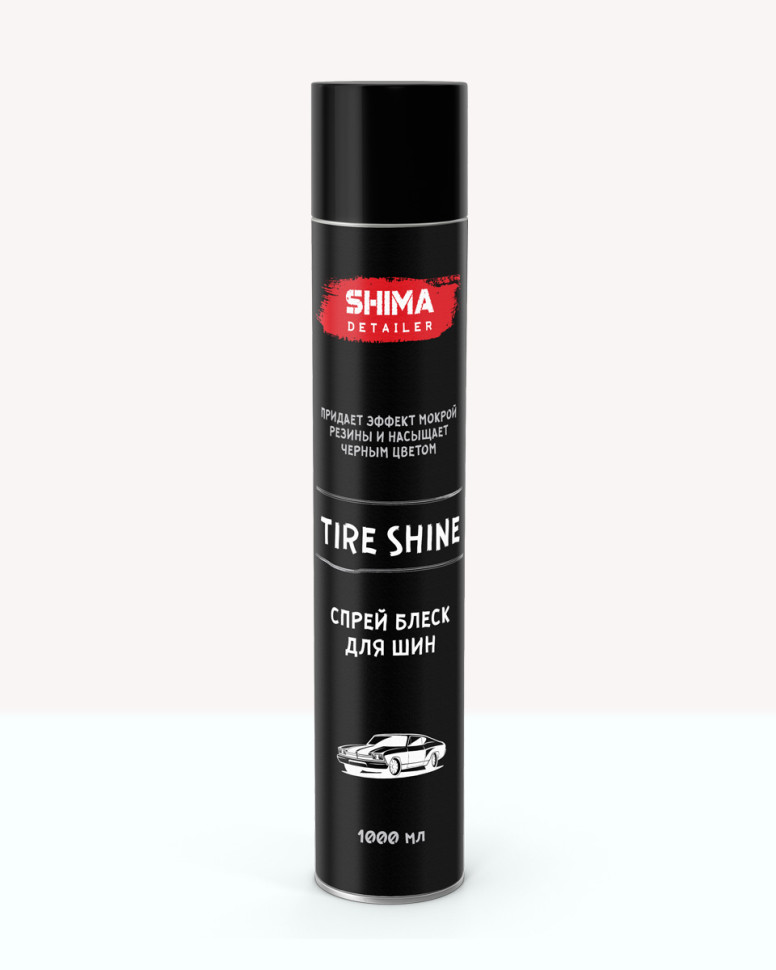 SHIMA DETAILER "TIRE SHINE" Спрей-блеск для шин 1000мл