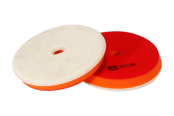 A302 150/20 мм Меховой полировальный круг на поролоне (ворс 7 мм)