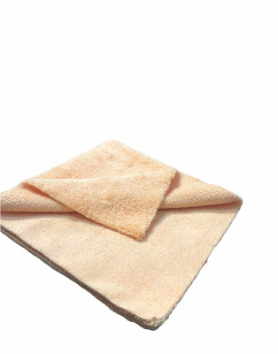 Полотенце микрофибровое 40x40 с УЗ обрезкой, 350 гр (оранжевый)