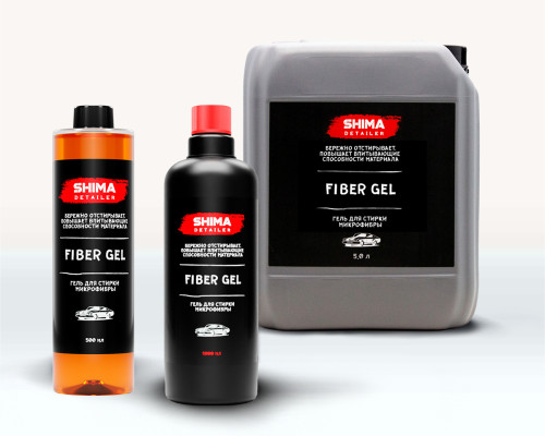 SHIMA DETAILER "FIBER GEL" Гель для стирки микрофибры 500мл