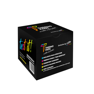 Набор термоустойчивых полировальных кругов разной плотности Thermo Detailing Line, 125мм, 5шт.