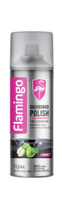 Полироль универсальная для салона 220мл. Dashboard Polish-Apple. Flamingo