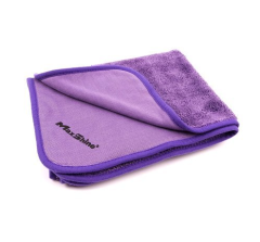 Полотенце феолетовое для сушки ,60x90см. 600gsm .MaxShine Duo Twisted