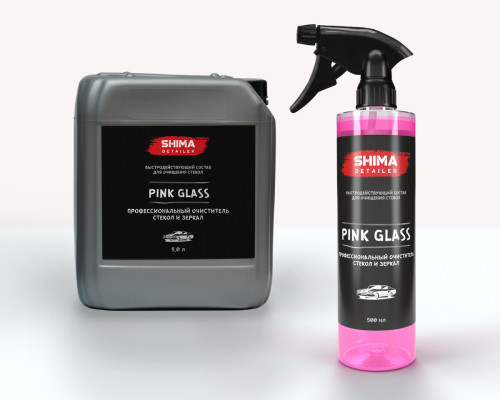 SHIMA DETAILER "PINK GLASS" Профессиональный очиститель стекол и зеркал 500мл