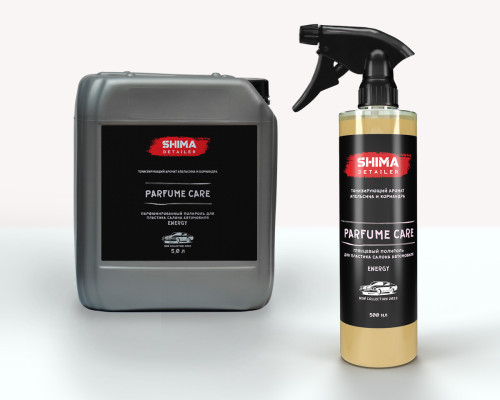 SHIMA DETAILER "PARFUME CARE" ENERGY Парфюмированный полироль для пластика 500мл