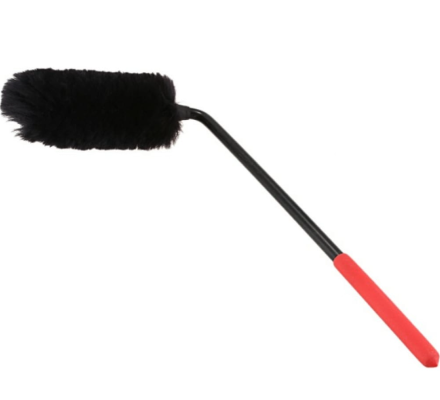 Щетка из шерсти для колесных дисков, изогнутая. MaxShine