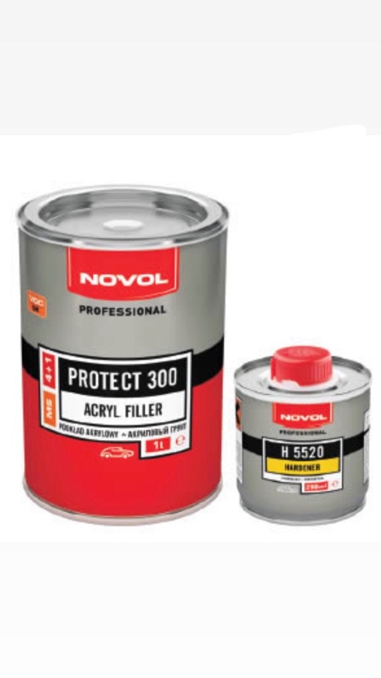 Novol Грунт MS PROTECT 300 акриловый автомобильный 4:1 +отв