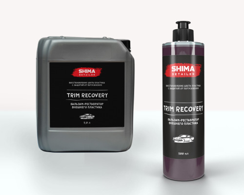 SHIMA DETAILER TRIM RECOVERY" Бальзам-реставратор внешнего пластика 500мл