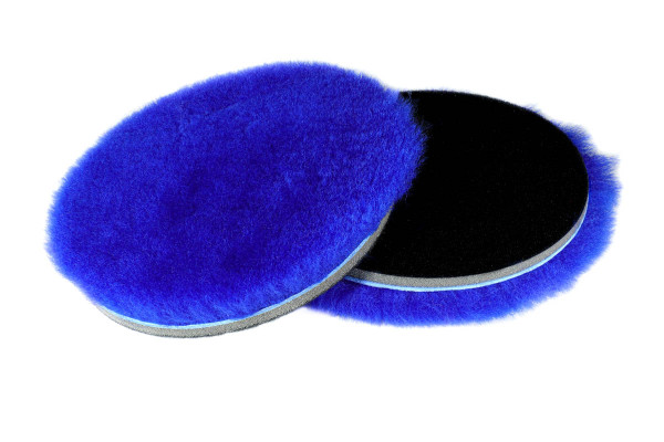 130/28 - Агрессивный полировальник "Синий Мех" (ворс 23мм) на тонком интерфейсе / A302