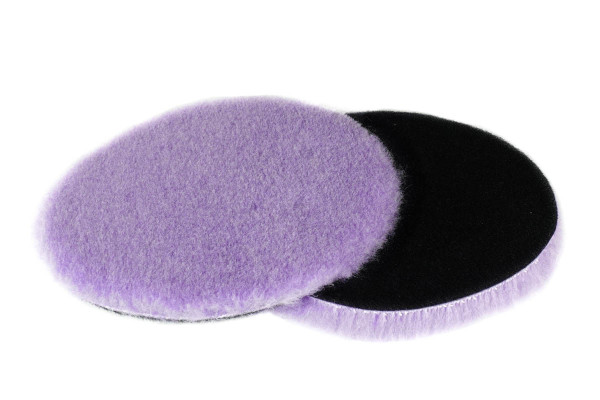 155/8 - Меховой круг "Лиловый" на Липучке DA (короткий ворс 8мм) / A302