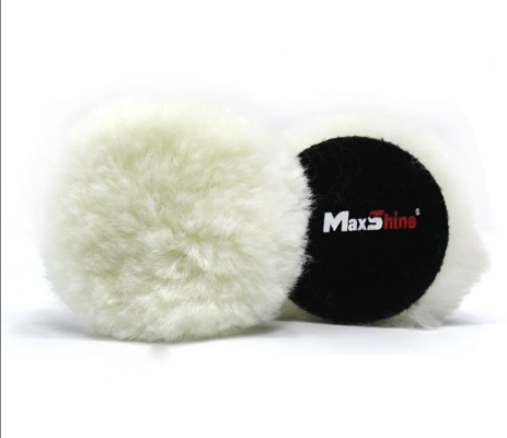 Шерстяной полировальный круг 125мм .MaxShine Premium Wool Cutting Pad - 5 Inch/11.18 inches