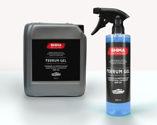 SHIMA DETAILER "FERRUM GEL"Гелевый pH-нейтральный очиститель new car 500мл