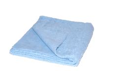 Полотенце из микрофибры, универсальное, без оверлока синяя 380 г/м2 40x40 см.MaxShine