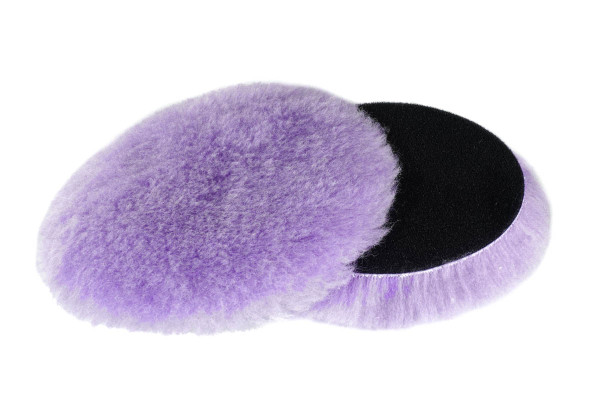 155/23 - Меховой круг "Лиловый" на Липучке RO (длинный ворс 23мм) / A302