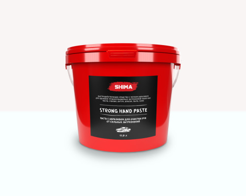 SHIMA DETAILER "STRONG HAND PASTE" Паста с абразивом для очистки рук от сильных загрязнений 1л