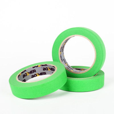 Маскирующая лента 80 Со-30 мин, зеленая 24mm x 40m BOOMER