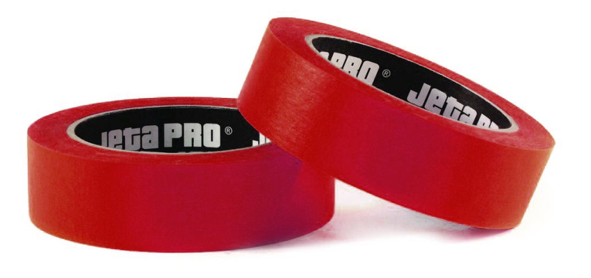 Водостойкая бумажная клейкая лента для маскировки перед окраской RED JETA PRO