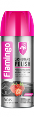 Полироль универсальная для салона 450мл. Dashboard Polish-Peach. Flamingo