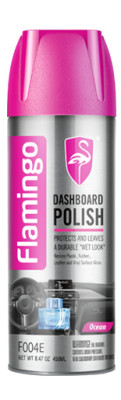 Полироль универсальная для салона 450мл. Dashboard Polish-Ocean. Flamingo