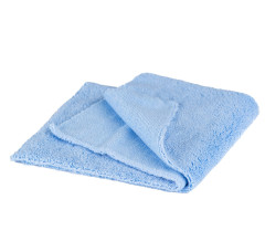 Микрофибровое полотенце, цвет светло-синий. Egdeless380 Microfiber towel. Glosswork