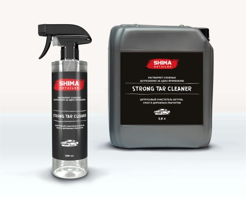 SHIMA DETAILER "STRONG TAR CLEANER" Цитрусовый очиститель битума, смол и дорожных реагентов 500мл