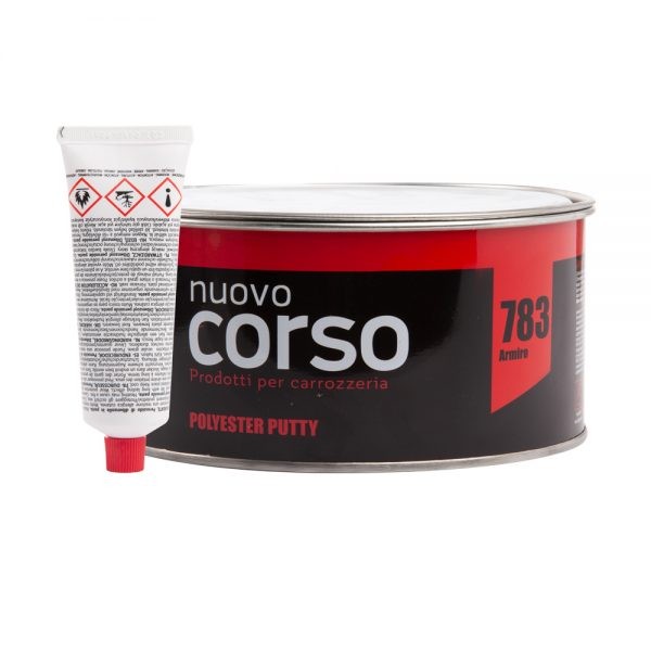 Nuovo Corso 783 Armiro СО СТЕКЛОВОЛОКНОМ шпатлевка + отв. (ЗЕЛЕНАЯ) 1,8кг