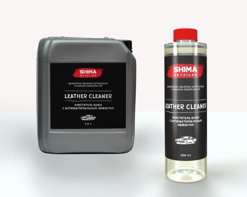 SHIMA DETAILER "LEATHER CLEANER"Очиститель кожи с антибактериальным эффектом 500мл