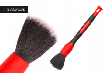 Кисть с прорезиненной ручкой 27мм ультрамягкий ворс. Glosswork Premium Detailing Brush