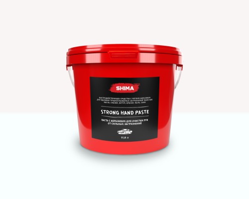 SHIMA DETAILER "STRONG HAND PASTE"  Паста с абразивом для очистки рук от сильных загрязнений 5.6л