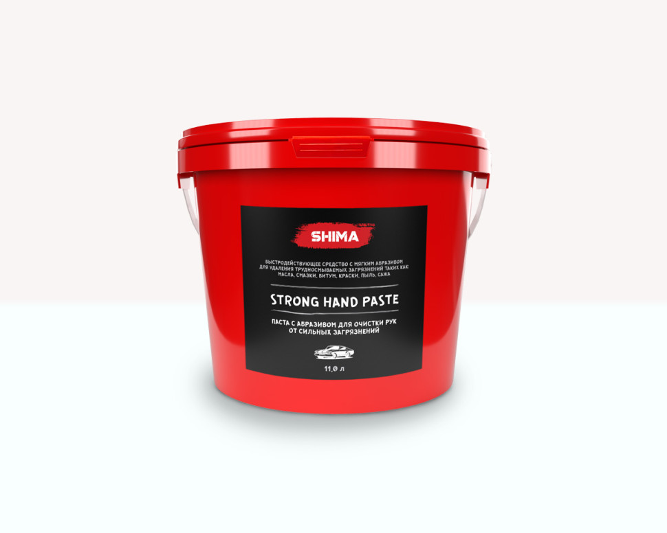SHIMA DETAILER "STRONG HAND PASTE" Паста с абразивом для очистки рук от сильных загрязнений 5.6л