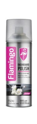 Полироль универсальная для салона 220мл. Dashboard Polish-Jasmine. Flamingo
