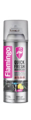 Парфюмировынный очиститель кондиционера лимон 220мл. Quick Fresh Deodorizer. Flamingo