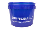 Ведро для мойки колес прозрачное Premium с удобной ручкой (синее) 7л. FIREBALL