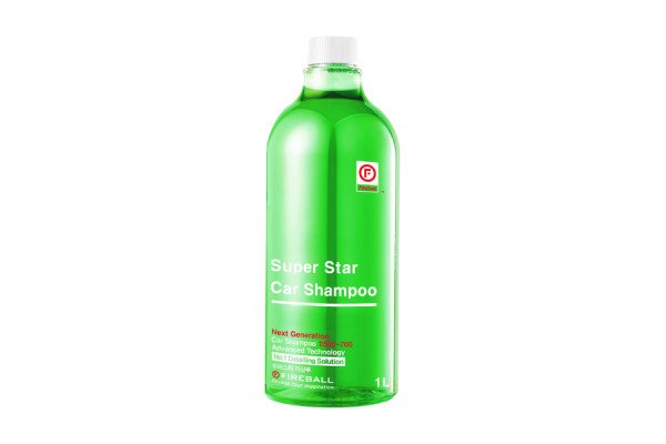 Шампунь для ручной мойки Super Star Car Shampoo 1:500 PH7 Лесное настроение (зеленый) 1л. FIREBALL