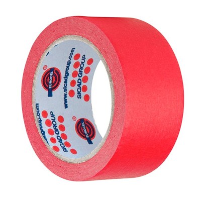 Eurocel Водостойкая маскирующая лента, красная 50 mm x 50 m