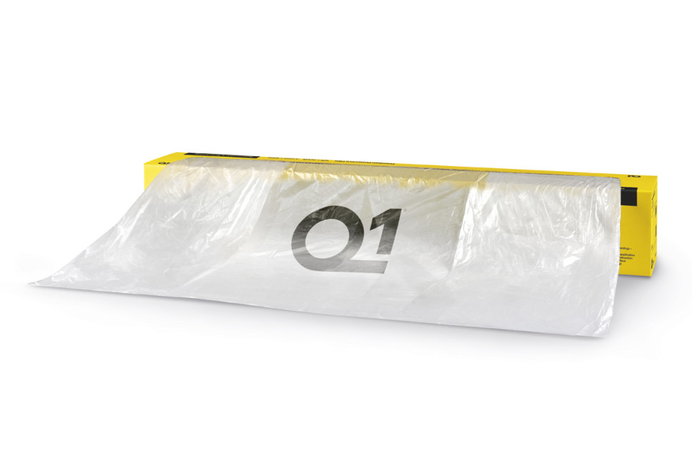 Маскирующая Пленка Q1® Premium 6м * 110м, 8мкм, 110°С, статика